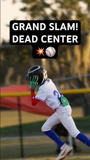 GRAND SLAM to Dead Center! 💥⚾ | 11-Year-Old DJ Barr vs Auburndale Lightning 12U