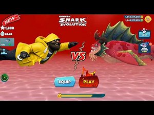 Shark Shark Evolution - Hungry Sharknarok Vs Hooknado Boss - Shark Game