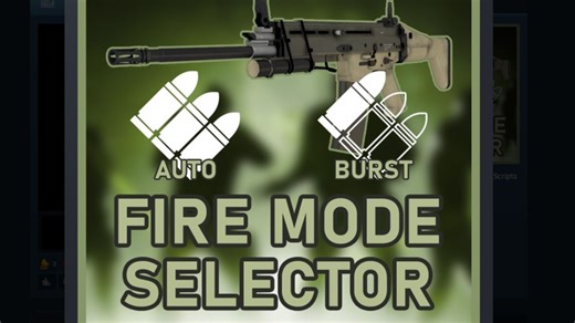 求生之路mod演示：SCAR可切换开火模式（SCAR改成全自动）