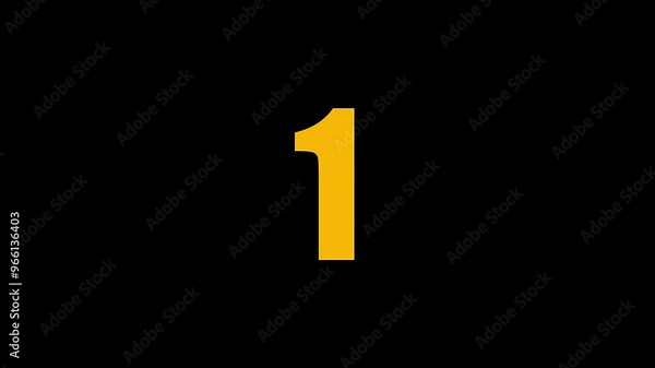 Engaging countdown animation for 2025 with smooth motion and festive effects for the new year.