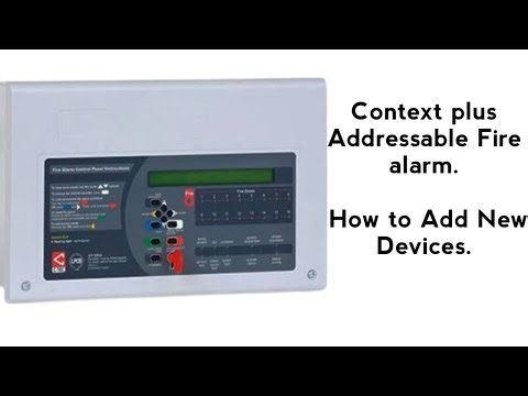 Context Plus Addressable Fire Alarm system | How to Add new Devices | XFP Series