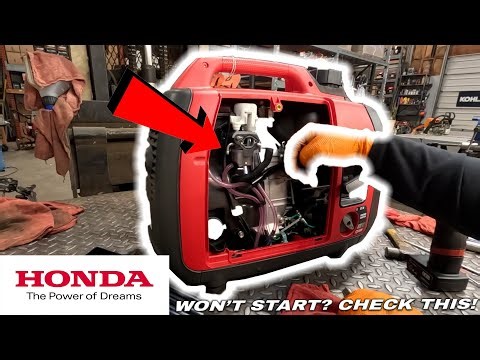 Honda Generator Generator Won't Start? Here is how to fix it!