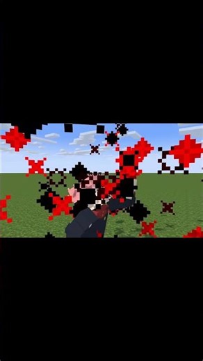 yuji black flash #minecraft #animation #jjk #jjkseason3 #minecraftanimation