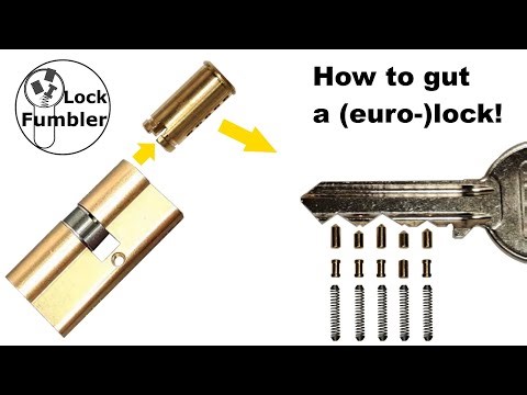 [156] How to gut any (euro-)lock 🔒🛠