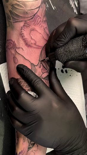 ASMR tattoo machine sound 🎧 [ work by Tadashi Trung ] | Trung Tadashi