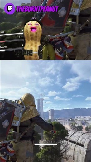 TheBurntPeanut finds broken flying glitch in arcraiders #gaming #twitch #shorts