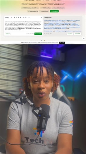 36K views · 279 reactions | This free AI Humanizer tool rewrites your Ai text to sound completely natural #techtokwithdee #explore #aihumanizer #fyp | Techtok Withdee | Facebook