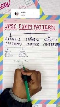 upsc exam pattern