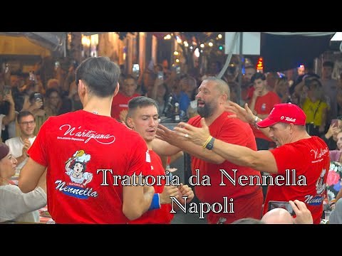 The most famous restaurant in Naples and you must try! Trattoria da Nennella | Naples | Italy