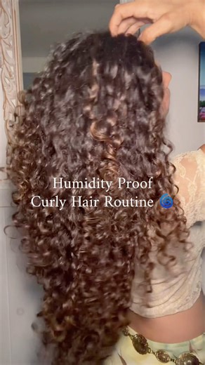 Humidity Proof Curly Hair Routine #curlyhair