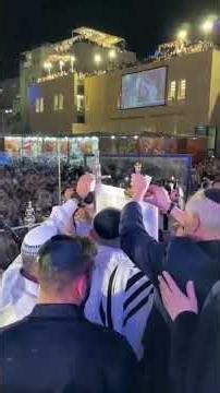 simchat torah (A few years ago at the Western Wall. )