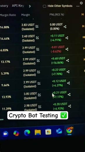 🤖 Testing my new Crypto Trading Bot 💰⚡ #CryptoBot #PassiveIncome