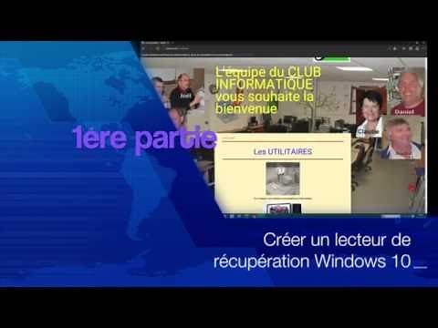 Windows 10 Sauvegarde et recuperation