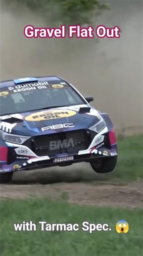 Asphalt Tyres on gravel... No problem 🔥 #rally #sezoens
