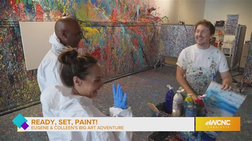 Splatter Charlotte...a messy, joyful, art filled experience