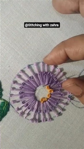 Embroidery Stitches Sampler | #Easyforbeginners #youtubeshorts #viralsong ‪@Stitchingwithzehra‬