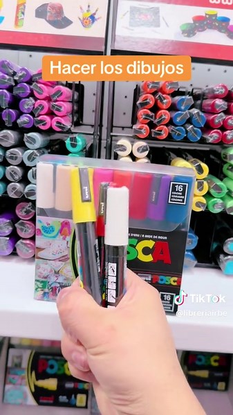 Plumones Acrílicos para Dibujo Fácil y Bonito