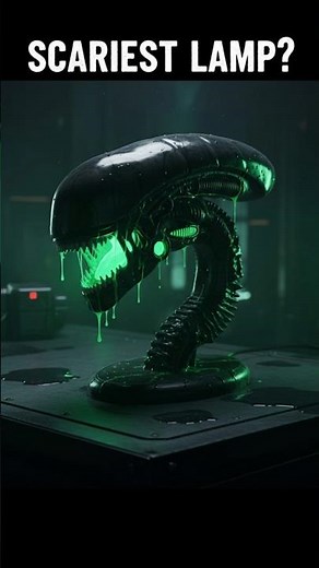 🤯 SCARIEST 3D PRINTED Xenomorph Lamp? | DIY Alien Decor! 👽 #3dprinting #alien #timelapse