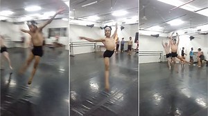 Ballet prodigy Amiruddin Shah shows off his incredible moves