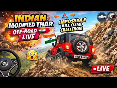 🔴 Indian Thar LIVE | Off-Road King ya Accident Machine? 😂 #shortsfeed