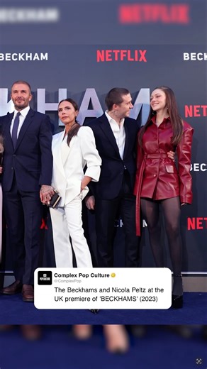 Complex Pop on Instagram: "What do you see? 🤔 In light of Brooklyn Beckham’s recent comments criticizing his parents David and Victoria for trying to ruin his relationship with wife Nicola Peltz, red carpet clips have resurfaced across the internet of their interaction at a 2023 red carpet in the UK."