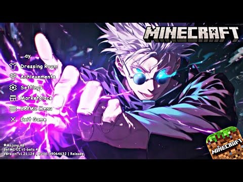 Sukuna & Gojo UI For MCPE 1.21+ Anime Boy UI For MCPE 1.21+