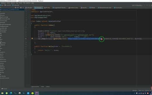 Thinkphp6.0利用wkhtmltopdf实现网站地址转化成PDF文档