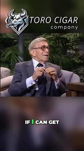 Classic George Burns on Cigars