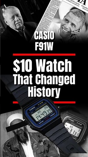 Casio f9w1 watch that changed the history.The $10 Watch Worn by Obama AND Bin Laden