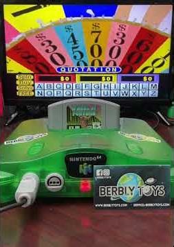 Wheel of Fortune (1997) Game Boot-Up & Demo Screen Nintendo 64 (N64)