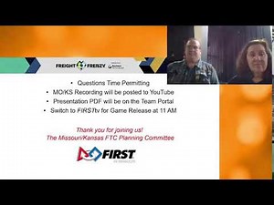 FIRST In Missouri FIRST Tech Challenge FREIGHT FRENZY Pre Kickoff Stream