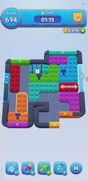 Color Block Jam Walkthrough Solution Level 694