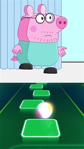 Pigs Animation | Funny Moment | Tiles Hop Style #tileshop #peppapig