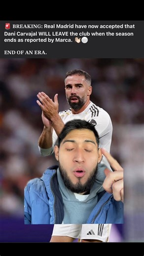 El jugador de el Real Madrid Dani Carvajal se irá de el equipo al finalizar esta temporada #futbol #realmadrid #ronaldo #2026 #messi