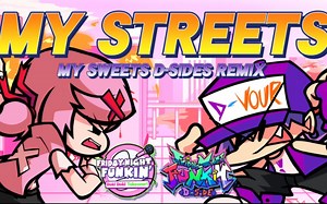 fnf超优质mod，Doki Doki Takeover X D-Sides Oneshot，vs d-side natsuki 曲目my streets通关