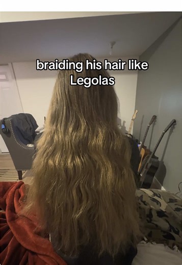 Lotr Legolas braids! #lordoftherings #fyp #hair #legolas #venomvoice