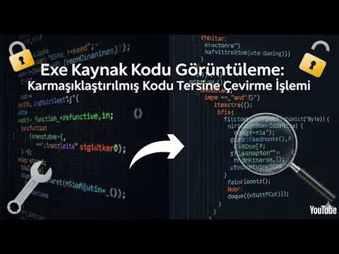 Exe Kaynak Kodu Görüntüleme | Karmaşıklaştırılmış Kodu Tersine Çevirme İşlemi
