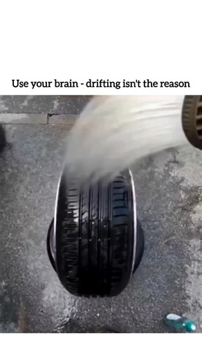Fusion Verse on Instagram: "This video explores the surprising and often misunderstood practice of tire stretching, where a narrower tire is mounted onto a wider rim. As water is sprayed over the wheel, it highlights the extreme tension at the bead, where the tire is forced to flare outward to meet the edge of the rim. While some might assume this modification is for performance or drifting, the text "Use your brain—drifting isn't the reason" suggests it is primarily a stylistic choice within th