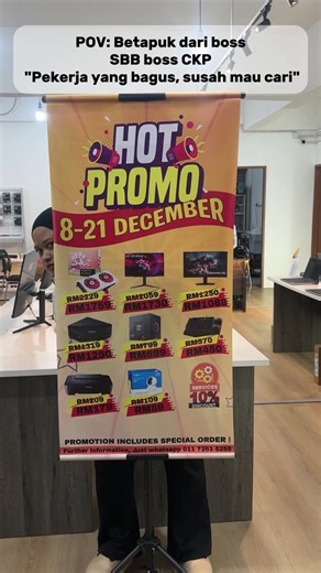 Bah gaissss Promosi masih lagi berjalan yaa.. ✅Printer ✅Laptop ✅Monitor ✅Mobo ✅GPU ✅CPU ✅PSU ✅Air cooler ✅Liquid Cooler ✅Case Dan lain2 lagi...Special order, service and repair pun ada diskaun ya😉😉 Grab it while stocks last!!!😉😉 #pccustomlahaddatu#serviceandrepair#yearendsale#lahaddatusabah#fyppppppppppppppppppppppp