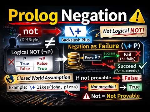 N-Prolog Negation in Prolog explained (+ and not)
