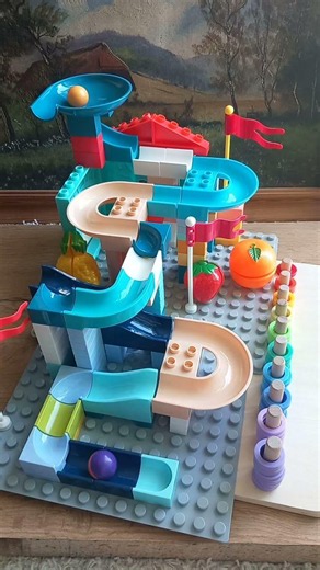 🌈sliding Marble run track🌈22'06'26 | STEP VIBES