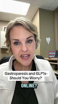 Gastroparesis and GLP1s: Should You Worry? #glp1