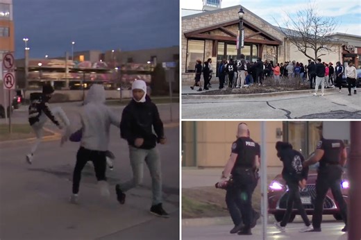 Hundreds of spring breakers run wild at teen takeover of Wisconsin mall: 'So embarrassing'