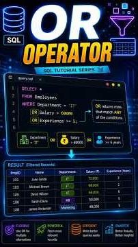 SQL Tutorial for Beginners #15 | OR Operator Explained | SQL From Zero
