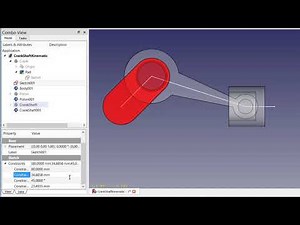 FreeCAD CrankShaft Kinematic