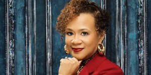 Georgia PSC democratic candidate Dr. Alicia Johnson celebrates projected win at watch party