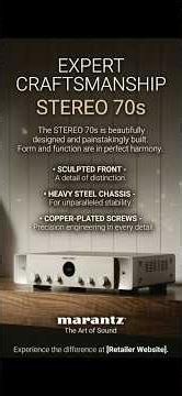 Marantz Stereo 70s: The Ultimate Hi-Fi Upgrade #shorts