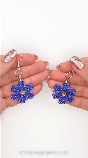 How to Make Rhinestone Earrings 🌸❤️🌸