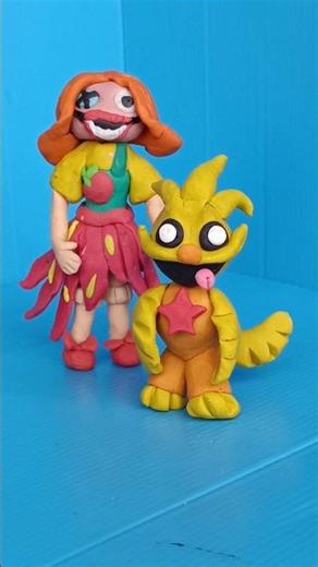 Making new character from Poppy Playtime 3 #clay #howto #trend #shorts