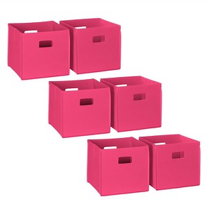 RiverRidge Folding Bins Cube Storage Cubbies, Set of 6 Playroom Organizers - Samsclub.com